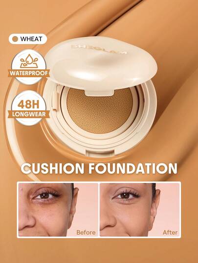 SHEGLAM Lock & Go Long-Lasting Base Cushion-Wheat Marca Belleza Maquillaje Cosmético para Mujeres Niñas Perfecto para Otoño Invierno Ideal para Y2K Elegante Moda Adecuado para Cumpleaños Navidad Presente Fiesta Listo Mejor Color