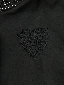 PAVTROS PAVTROS Manfinity Streetrush Men's Street-Style Popular INS Matching,Men's Street-Style Popular INS Matching Brooklyn Embroidered Hoodie, Suitable For Outdoor Music Festivals, Nightclubs, Bars, Boyfriend/Husband Gift, Anniversary Gift, Black,Streetwear,Tracksuit,Warm Winter, Christmas