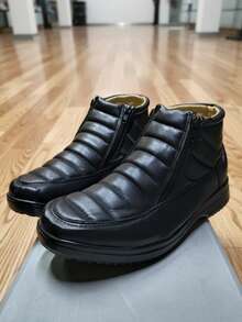 Botin de caballero en piel de borrego - Negro - Ver 5