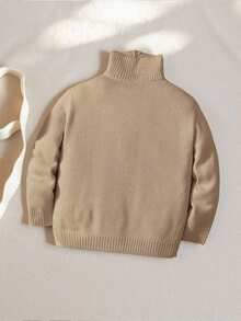 PrepCrw Young Boys Cable Knit Quarter Zip Sweater Kids Winter Sweaterboys Winter Sweater Fall
