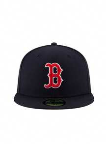 New Era Youth Boston Red Sox Authentic Collection On-Field Game 59FIFTY Fitted Men's Hat Navy - Black - View 2