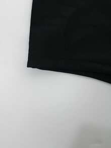 Manfinity VDAYZ Męskie, jednokolorowe, modne kąpielówki z wycięciami, odpowiednie na letnią plażę - Czarne - Zobacz 4