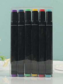 Touchhero 12/48/80/100/262色金属马克笔，多种鲜艳色彩和精细笔尖，用途广泛，适用于岩画、艺术、玻璃和卡片制作。 - 套裝 - 查看 15