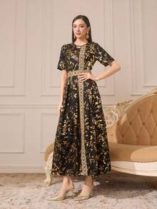 CUCCOO TILAWA Pantofi cu toc înalt și sclipici pentru femei, cu vârf ascuțit și aspect glamuros, la modă