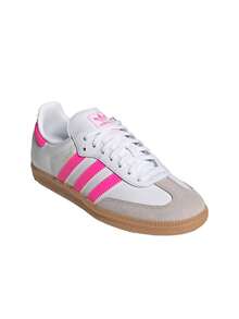 Adidas Giày trẻ em Samba OG màu Trắng mây / Hồng nhạt / Cao su JQ2831 - Trắng mây / Hồng trong suốt / Cao su - Xem 2