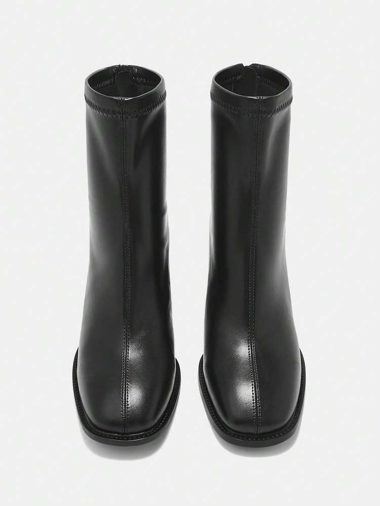 CUCCOO CURVES Plus Size & Wide Width Chunky Heel Ankle Boots For Women, Autumn/Winter 2025