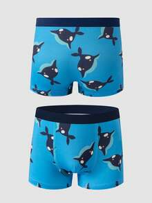 7 Pack Young Boys Boxer Briefs,Colorful Vehicle & Animal Prints Soft Stretch Underwear With Elastic Waistband,Supportive Four Seasons Essential - Multicolor - View 3
