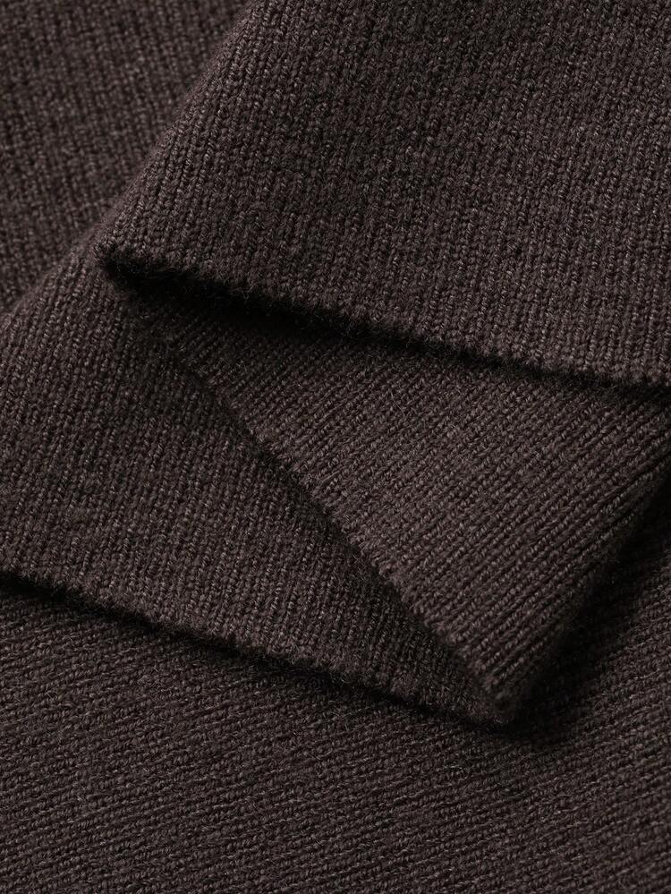 Women's Fashion Asymmetric Shoulder Design Knit Sweater Top And Fishtail Skirt 2 Pieces Set, Elegant For New Year, Christmas, Wedding, Party