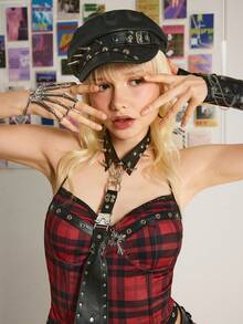 Y2Kool Exaggerated Personalized Skeleton Bone Exterior Skeleton Bracelet, Flexible Movable Joints Adjustable Unisex Bangle - Skeleton - View 4