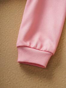 SpongeBob SquarePants | SHEIN 2 piezas Mameluco con capucha con cremallera y gráfico de dibujos animados lindos para bebé niño - Multicolor - Ver 6