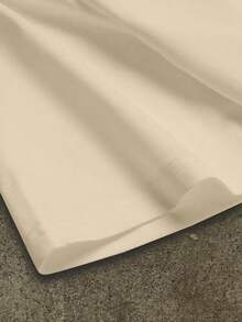 SHEIN Áo thun nam cổ tròn tay ngắn rộng rãi in khẩu hiệu - Màu Khaki - Xem 4