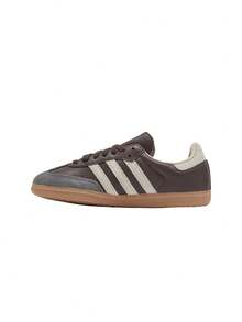 Adidas Samba OG Men's Sneakers Brown/Putty Grey/Gold Metallic ID1481 - Brown/PuttyGrey/GoldMetallic - View 5