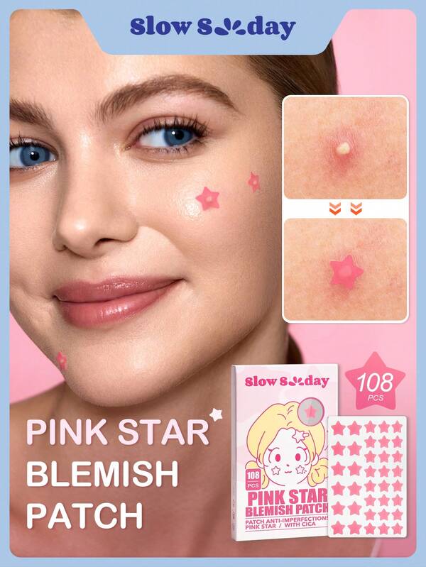 Parche para marcas rosado SlowSunday