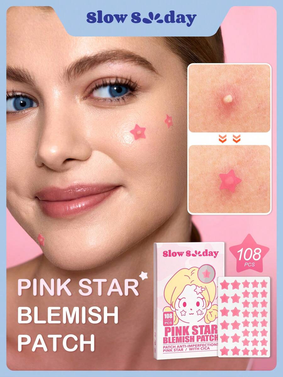 Parche para marcas rosado SlowSunday