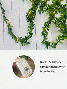 Vine Light String, Suitable For Indoor And Outdoor, Wedding, Garden, Garden Decor,Party, Fence, Room, Christmas, Home Decoration.