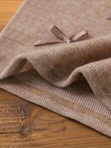 SHEIN 2 Stück Baby Mädchen Lässig vielseitiges Langarm-Top und Hosen Set, geeignet für Frühling, Herbst und Winter, Alltagskleidung