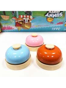 Hand Bell For Training Listening, Reaction, Attention And Following Instructions,School Supplies,Back To School - Pink - View 4