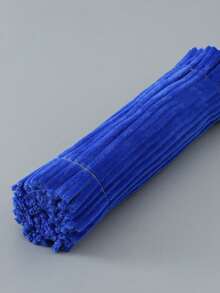 100pcs Pipe Cleaners Craft Supplies Colorful Chenille Stems Pipe Cleaners Plush Tinsel Stem Wired Twist Sticks Hair Strip - Multicolor - View 25