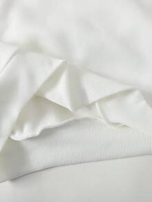 Girlism 少女连帽衫和卫衣套装，字母印花连帽衫+绿色军装风工装裤，休闲街头风穿搭，秋冬季，适合学校、校园、大学穿着。 - 彩色 - 查看 8