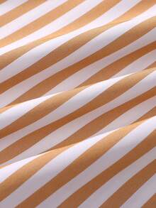 Manfinity Underwear&Sleepwear Basics 2件套男士字母条纹宽松哈伦裤套装 - 彩色 - 查看 3