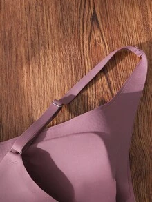 SHEIN Set de 3 sujetadores inalámbricos sin costuras de unicolor para mujeres