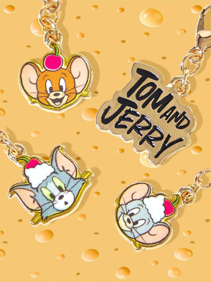 TOM & JERRY X SHEIN Keyrings & Keychains - Gold - View 1