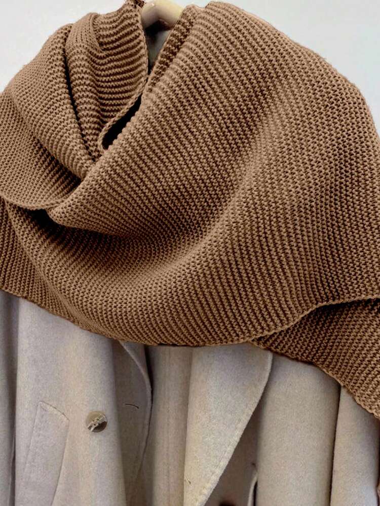 EMERY ROSE Women's Fashionable Casual Shawl Collar Cardigan, Autumn/Winter - Brown - View 8