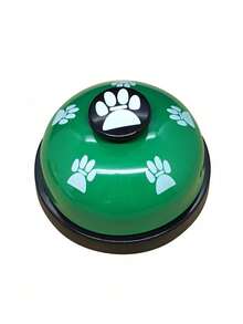 1pc Cat & Dog Training Bell, Pet Paw Print Doorbell, Teddy Puppy Feeding Bell, Dog Interactive Toys Foot-Operated Bells - Multicolor - View 10
