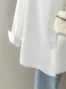 Resyla 女式心形刺绣图案衬衫，秋季 - 彩色 - 查看 3