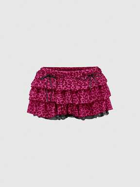 J-Fashion Y2K Sheer Leopard Print Super Short Shorts For Women