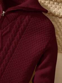 PrepCrw Young Boys Cable Knit Quarter Zip Sweater Kids Winter Sweaterboys Winter Sweater