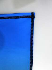 Manfinity VDAYZ 男士字母印花插肩长袖防晒泳衣上衣 - 黑色 - 查看 7