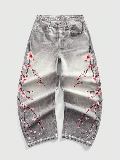 Street Life Jeans décontractés à coupe ample avec poches pour hommes