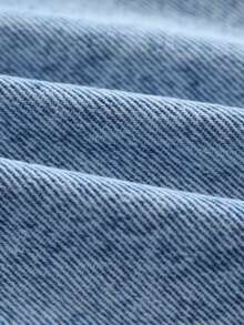 Baby Girls' Elegant Butterfly Camisole Top And Denim Pants 2 Pieces Set - Beige - View 4