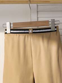 SHEIN 2pcs Tween Boy Gentleman Set: Striped Long Sleeve Shirt + Trousers, Elegant Outfit For Valentine's Day, Birthday Party, Formal Event, Wedding, Wedding Guest, Pageboy, Ring Bearer Boys Striped Shirt Kids Fashion,توكسيدو,رمضان Boys Casual Wear Shirts For Boys Boys Apparel Striped Shirts - Blue - View 5