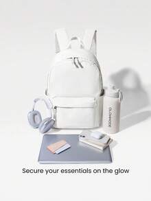 GLOWMODE Multi-Compartment Backpack Commuting Travel Exercise 21L Fall Winter - White - View 2
