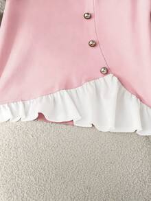 GlowEve 女士经典百搭暖色调长袖T恤，2025秋冬新款 - 粉色 - 查看 5