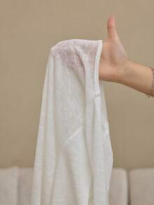 HautHeat 女士纯色上衣和裤子睡衣套装，秋冬服装 - 白色 - 查看 6