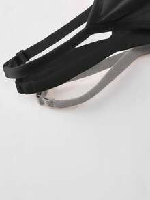 GlowEve 3pcs Women Solid Color Shockproof Camisole With Padding, Comfortable & Breathable