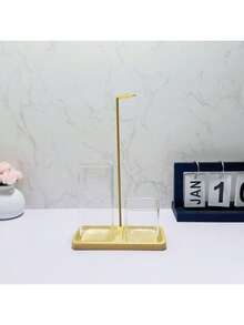 1 件二合一方形香座，金属丝香夹，适用于防飞灰香炉，配有可拆卸玻璃灰收集器和香烛储存盒，优雅香薰，适用于冥想、瑜伽、茶室和家居装饰 - 彩色 - 查看 8