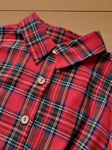 GlowEve 女士编织休闲度假派对秋季圣诞连衣裙 - 紅色 - 查看 5