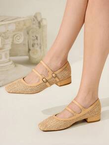 CUCCOO CHICEST 女士时尚百搭舒适平底鞋 - 杏色 - 查看 1