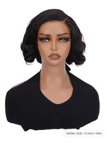 Density Pro Wear And Go Glueless Wig Bob Wig Loose Body Human Hair 5x6 Lace Closure Wigs Human Hair Wigs For Women Human Hair Glueless Wigs 5x6 Closure Wigs Human Hair Pre Plucked Bob - Natural Black - View 2