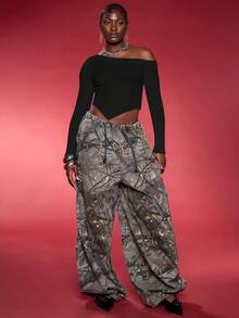 Normani 女士不对称领长袖修身性感紧身毛衣，长袖针织套头衫秋冬装 - 黑色 - 查看 4