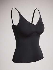 SHEIN 3pcs Women's Camisole Tops With Removable Padded Bra - Multicolor - View 5