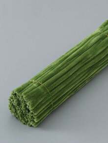 100pcs Pipe Cleaners Craft Supplies Colorful Chenille Stems Pipe Cleaners Plush Tinsel Stem Wired Twist Sticks Hair Strip - Multicolor - View 16