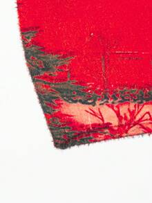 EMERY ROSE Christmas Best-Selling Knitted Top With Christmas Tree, Red House & Ski Resort Prints – Festive Vibe, Casual, Stylish & Versatile - Red - View 3