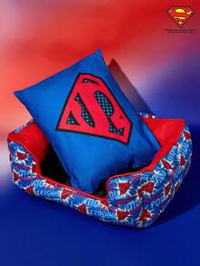 SUPERMAN X PETSIN 1 chiếc đệm giường cho thú cưng có thể tháo rời và giặt được, thoải mái và thời trang cho mèo và chó, phù hợp với mọi mùa - Nhiều màu - Xem 8
