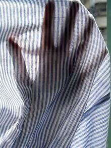 SHEIN 女童休闲学院风条纹领开衫长袖中长连衣裙，适合上学、日常休闲穿着，春夏秋冬皆宜。 - 藍色 - 查看 7