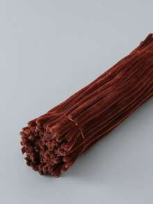 100pcs Pipe Cleaners Craft Supplies Colorful Chenille Stems Pipe Cleaners Plush Tinsel Stem Wired Twist Sticks Hair Strip - Multicolor - View 10